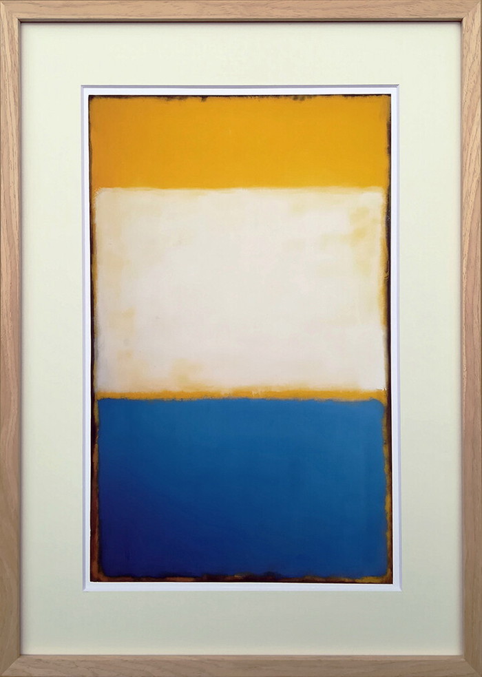 アートフレーム マーク・ロスコ Mark Rothko Yellow, White, Blue Over Yellow on Gray, 1954 IMR-62204 bic-9412939s1 アートパネル ア