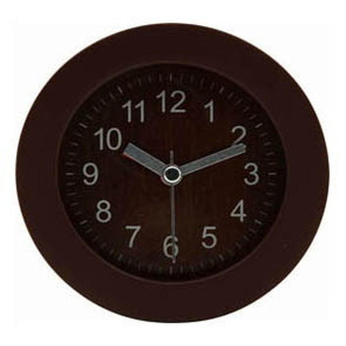 置時計 ウッド ラウンド ブラウン SA6021 fj-36698 置き掛け兼用時計 置き時計 掛け時計 送料無料 北欧 モダン 家具 インテリア ナチュ