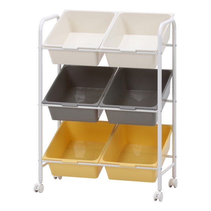 [サイズ]全体：幅610 × 奥行360 × 高さ860耐荷重（全体）：10kg耐荷重（収納）：2kg／1つ当たり[素材]スチール／ＰＰ[生産地]台湾[送料]全国一律送料無料(北海道・沖縄・離島は配達
