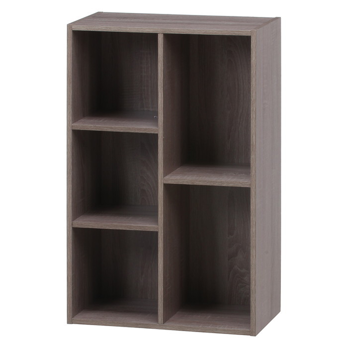 [サイズ]全体：幅550 × 奥行290 × 高さ880耐荷重（全体）：60kg耐荷重（棚板）：20kg板厚：15mm[素材]■表面材：プリント紙化粧繊維パーティクルボード[カラー]グレイ[送料]全国