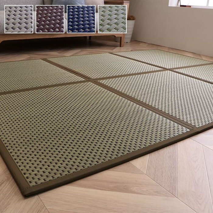 [サイズ]縦：120×横：210cmセミダブル厚み：約10mm[素材]表地=い草 ※普通織 裏地=不織布10mm[生産地]日本[カラー]ベージュ ブラック ブラウン グリーン[送料]全国一律送料無料[