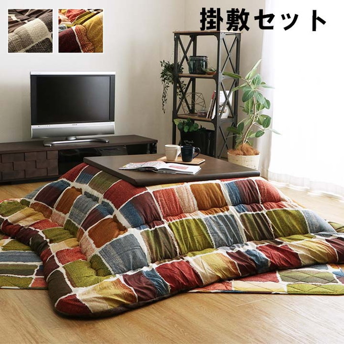 [サイズ]縦：205×横：205cm掛布団/205×横：205cm敷布団/190×横：190cm厚み：約80mm[素材]掛け)表地=ポリエステル 100％【ピーチスキン】裏地=ポリエステル 100％【