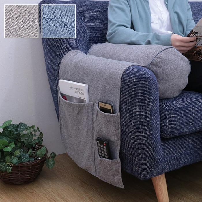 [サイズ]横：R20×縦：40cm[素材]側地=ポリエステル100％中材=ポリエステル綿[生産地]日本(側地=中国 最終加工=日本)[カラー]グレー ネイビー[送料]全国一律送料無料[商品説明]ソファ