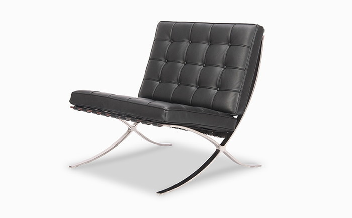 130٥ߡե󡦥ǥ롦 Х륻  BARCELONA Chair ˥쥶 ܳ 3ǯݾ inv-8001ba-ani 1ܤβ 