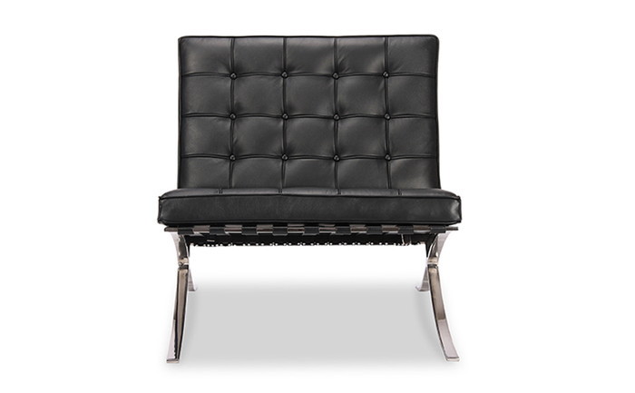 130٥ߡե󡦥ǥ롦 Х륻  BARCELONA Chair ˥쥶 ܳ 3ǯݾ inv-8001ba-ani 2ܤβ 