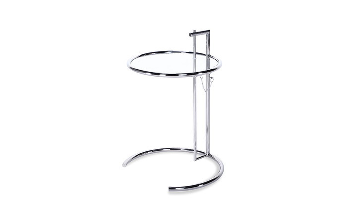 130٥꡼󡦥쥤 E1027 㥹֥ ơ֥ E1027 ADJUSTABLE Side Table 5mm饹 3ǯݾ inv-8033bt 1ܤβ 