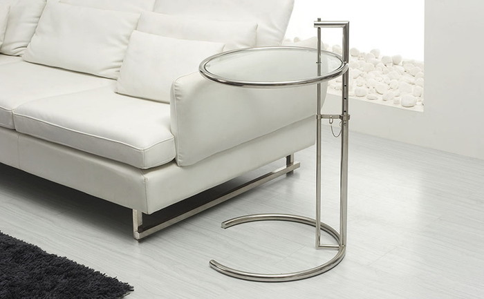 サイドテーブル アジャスタブルテーブル E1027 アイリーングレイ