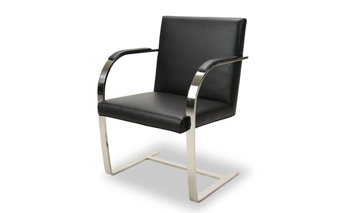 ミース・ファン・デル・ローエ ブルーノ チェア BRNO Chair ファブリックA 3年保証付 inv-8044ba-fba ダイニングチェア イス チェア 送