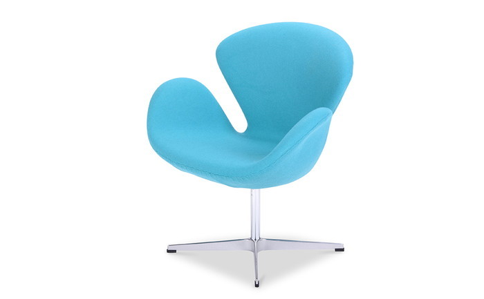 130٥͡䥳֥   SWAN Chair ˥쥶 ܳ 3ǯݾ inv-8060ba-ani 4ܤβ 
