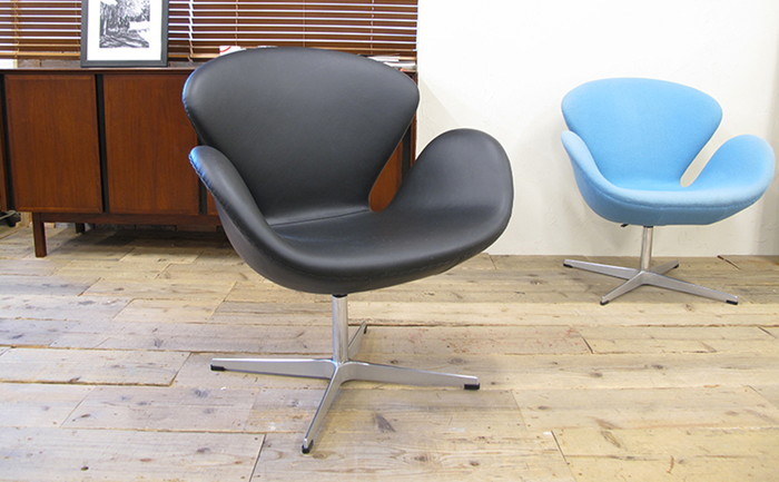 130٥͡䥳֥   SWAN Chair ɥ쥶 ܳ 3ǯݾ inv-8060ba-oil 6ܤβ 