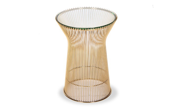 130٥󡦥ץåȥʡ ץåȥʡ ɥơ֥ PLATNER Side Table 12mm饹 3ǯݾ inv-919btsil 4ܤβ 