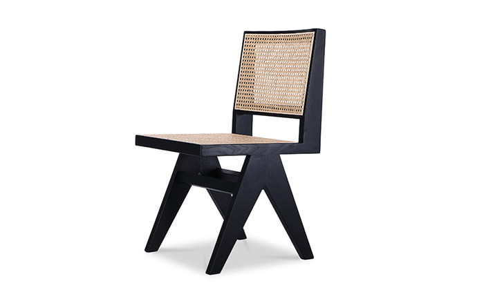 130٥ԥ롦̥ ǥ ɥ CHANDIGARH Side Chair å̵ ꥢ ֥å 3ǯݾ inv-9371ba-ash 1ܤβ 