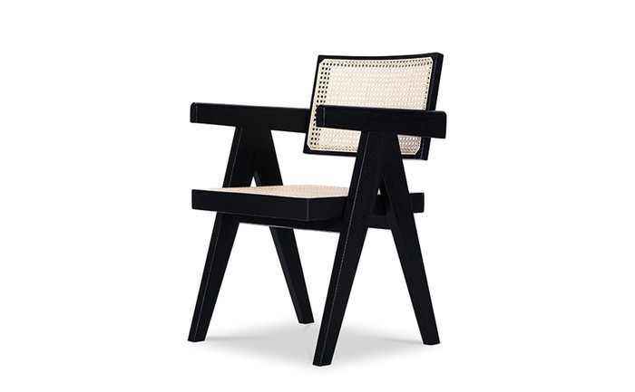 130٥ԥ롦̥ ǥ  CHANDIGARH Arm Chair å̵ ꥢ ֥å 3ǯݾ inv-9371baf-ash 1ܤβ 