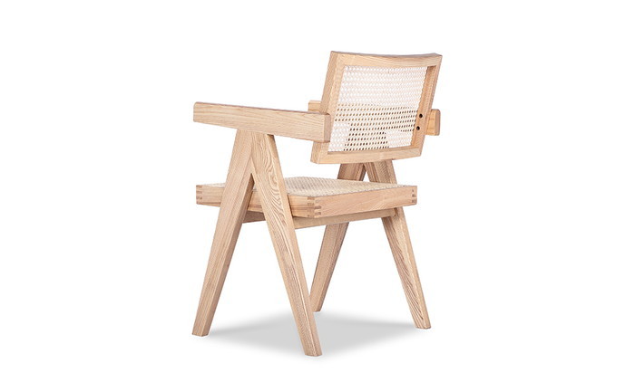 130٥ԥ롦̥ ǥ  CHANDIGARH Arm Chair å̵ ꥢ ֥å 3ǯݾ inv-9371baf-ash 6ܤβ 