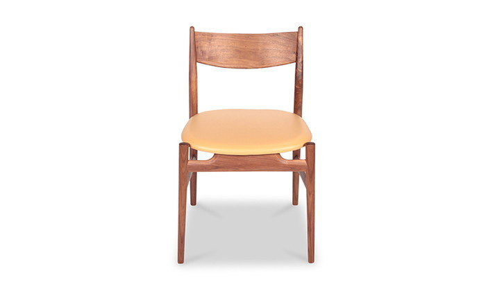 『130』シンプル チェア SIMPLE Chair セミアニリンレザー 本革 3年保証付 inv-ws-9290ba-semi 2枚目の画像 