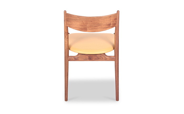 『130』シンプル チェア SIMPLE Chair セミアニリンレザー 本革 3年保証付 inv-ws-9290ba-semi 3枚目の画像 