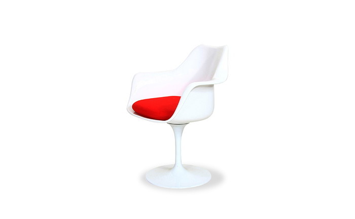 エーロ・サーリネン チューリップ アームチェア TULIP Arm Chair セミアニリンレザー 本革 3年保証付 inv-zc-8074sa ダイニングチェア