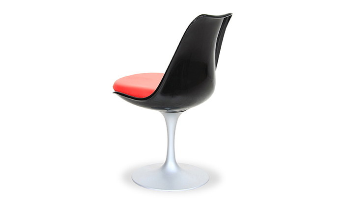 『130』エーロ・サーリネン チューリップ サイドチェア TULIP Side Chair セミアニリンレザー 本革 3年保証付 inv-zc-fg11 3枚目の画像 