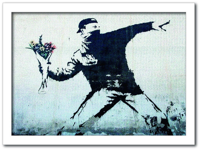 ȯ٥Х󥯥 Banksy ƥꥢ Fower bomber «ꤲ VS-1001WH-A2 ե졼५顼ۥ磻 A2 kar-10054175s10 1ܤβ 