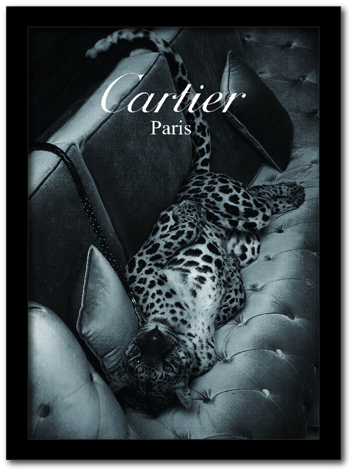 カルティエ CARTIER Fashion Photography series2 FS-1012BK-A4 フレームカラー：ブラック サイズ：A4 kar-10130565s1 アートパネル ア