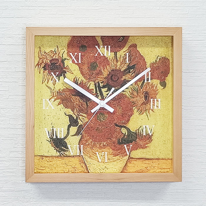 Masterpiece Clock ̾ Vincent Willem van Gogh å Ҥޤ CN-1001NA ե졼५顼 ʥ W265H265D45mm kar-11655603s2 1ܤβ 