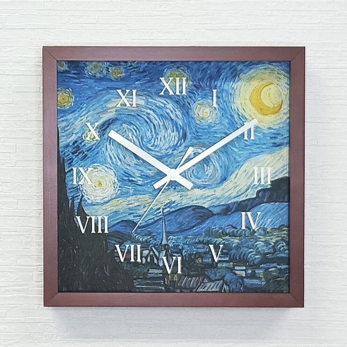 Masterpiece Clock ̾ Vincent Willem van Gogh å  CN-1002BR ե졼५顼 ֥饦 W265H265D45mm kar-11655604s3 1ܤβ 