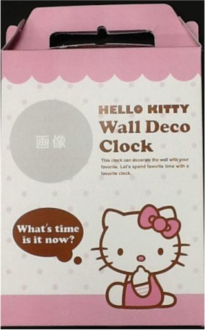 『当社発送』ステッカー 時計 ウォールデコクロック Hello Kitty ハローキティ レース K-001 保証付 kar-2913808s1 3枚目の画像 