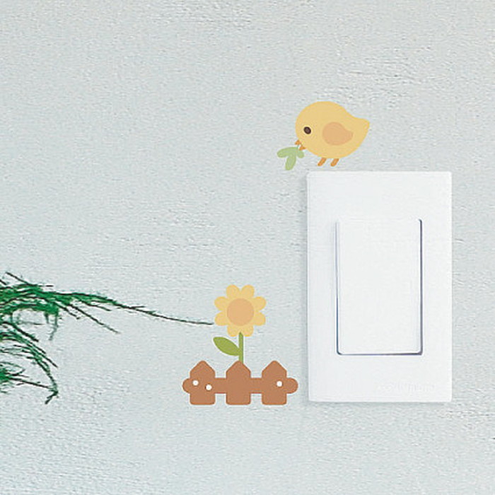 ȯMini Wall Stickers ߥ˥륹ƥå Baby Bird Rolly OSH-9012 kar-4046013s1 1ܤβ 