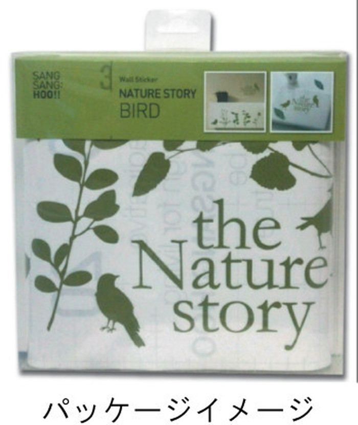ȯMini Wall Stickers ߥ˥륹ƥå Nature story Bird OSH-9013 kar-4046026s1 3ܤβ 