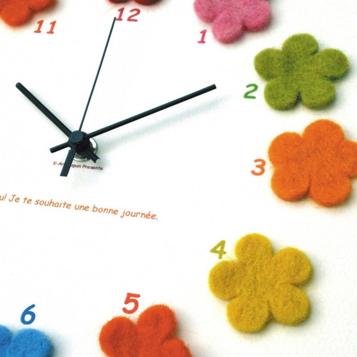ȯ٥ե ե ʸ ݤ Felt Clock ʥ FC-1001 ݾ kar-4534032s1 2ܤβ 