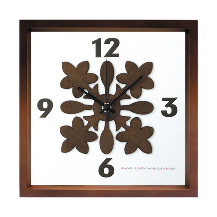 ȯ٥ϥ磻󥭥 ʸ ݤ HawaiianQuilt Clock ץꥢ ֥饦 HK-1006 ݾ kar-4534131s6 1ܤβ 