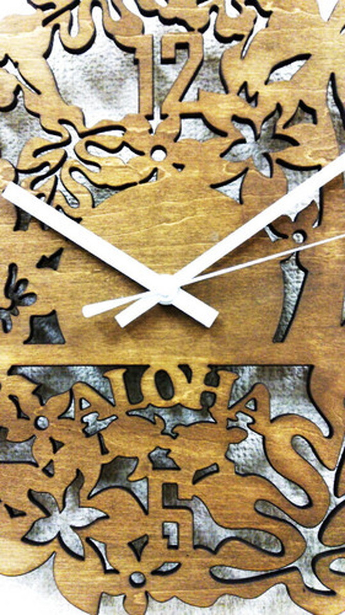 ȯ٥륨åȥå Silhouette Clock2 Hawaiian Hawaiian Brown ݾ sk-2003 kar-4650414s1 3ܤβ 