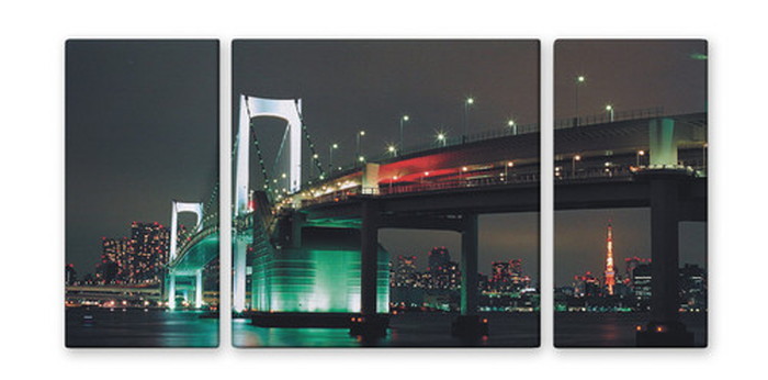 ȯCANVAS ART Х Japan Rainbow Bridge  쥤ܡ֥å M W600H300 3 US-1003 kar-4999346s1 1ܤβ 