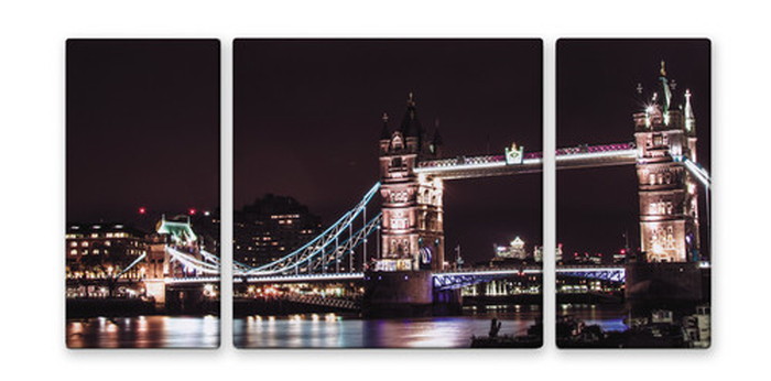 ȯCANVAS ART Х London Tower Bridge ɥ ֥å M W600H300 3 US-1004 kar-4999349s1 1ܤβ 