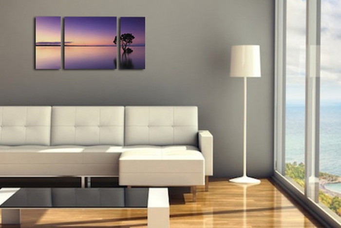 ȯCANVAS ART Х Sun set 󥻥å L W1000H500 3 US-2008 kar-4999356s2 2ܤβ 