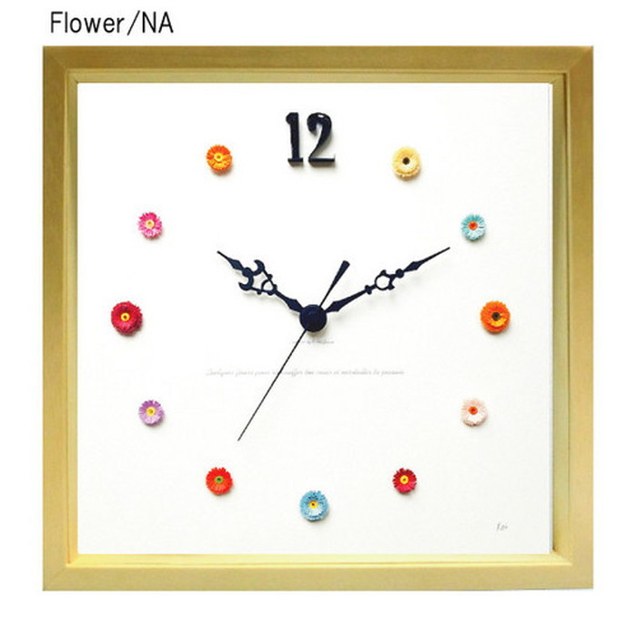 ȯ٥ȥե ڡѡ󥰳ݻ Paper Quiling Clock ե졼५顼ʥ Flower PQ-1008 ݾ kar-5093254s1 1ܤβ 