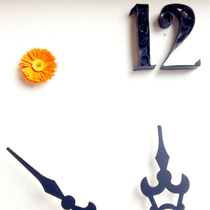 ȯ٥ȥե ڡѡ󥰳ݻ Paper Quiling Clock ե졼५顼ʥ Flower PQ-1008 ݾ kar-5093254s1 2ܤβ 