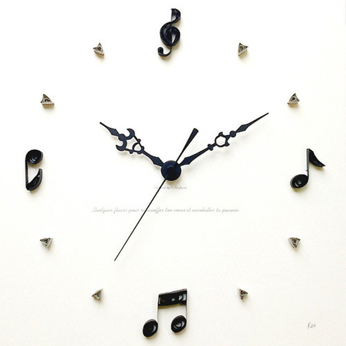 ȯ٥ȥե ڡѡ󥰳ݻ Paper Quiling Clock ե졼५顼ʥ Music PQ-1009 ݾ kar-5093255s1 2ܤβ 