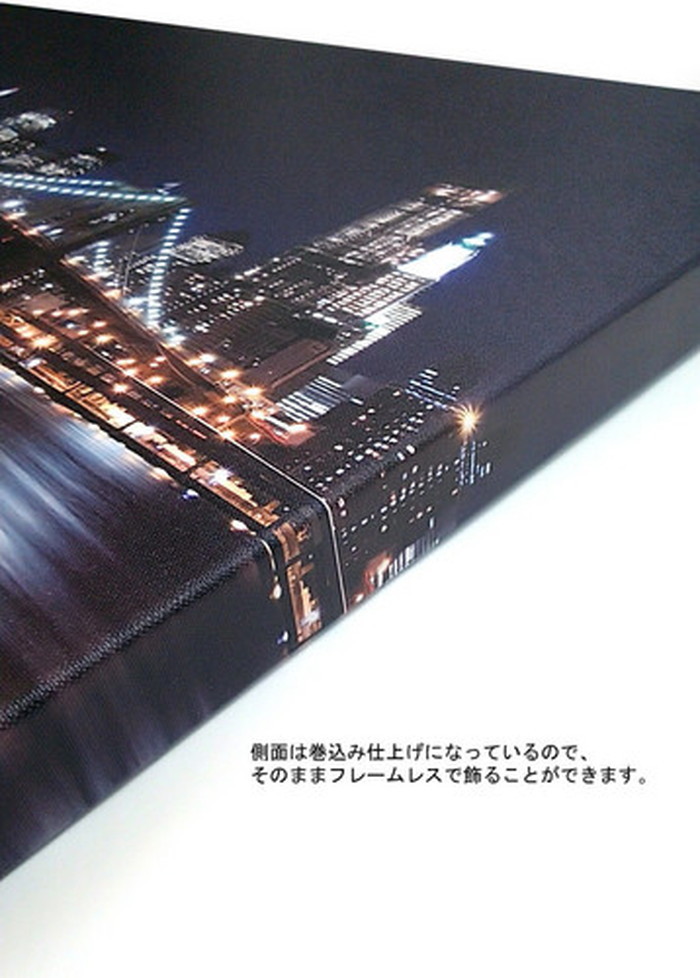 ȯCANVAS ART Х Tokyo Rainbow Bridge 쥤ܡ֥å M W600H300D20mm US-5003 kar-6248579s2 2ܤβ 