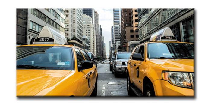 ȯCANVAS ART Х New York Yellow Cab ˥塼衼  L W1000H500D40mm US-6006 kar-6248598s1 1ܤβ 