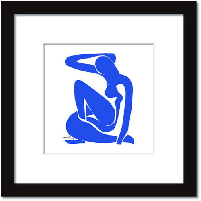 ȯ٥ꡦޥƥ Henri Matisse Nu bleuI Blue Nude1 HM-1003BK Sե졼५顼 ֥å kar-7484887S1 1ܤβ 