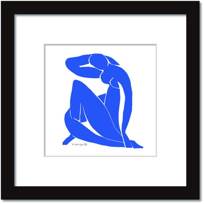 ȯ٥ꡦޥƥ Henri Matisse Nu bleuII Blue Nude2 HM-1004BK Sե졼५顼 ֥å kar-7484899S1 1ܤβ 