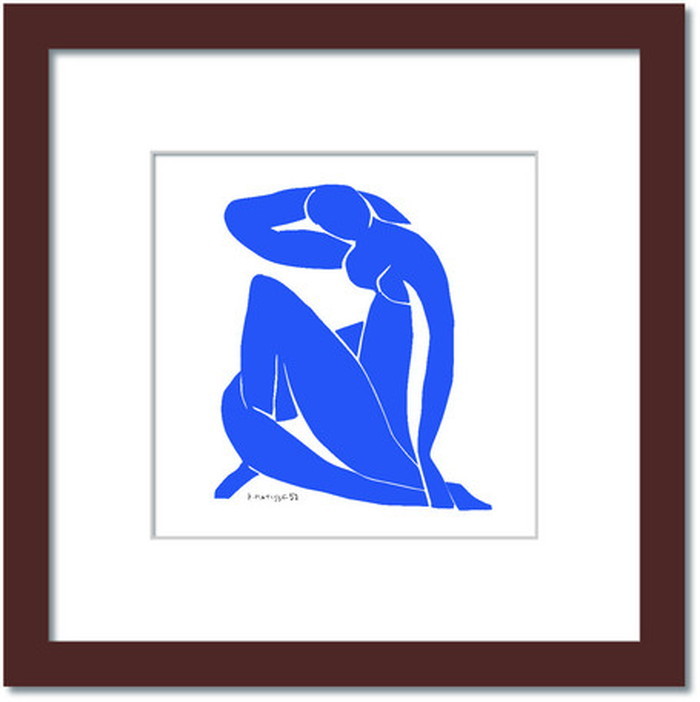 ȯ٥ꡦޥƥ Henri Matisse Nu bleuII Blue Nude2 HM-3004BR Lե졼५顼 ֥饦 kar-7484899S11 1ܤβ 