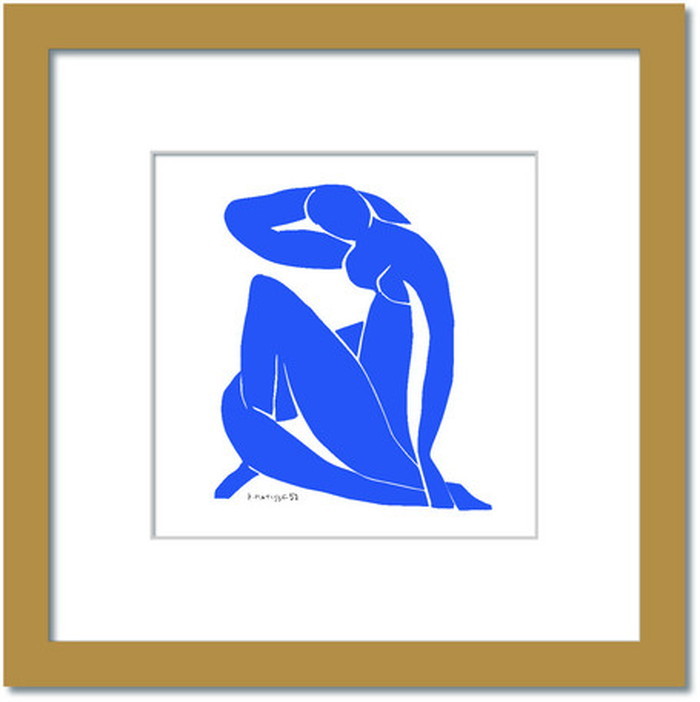 ȯ٥ꡦޥƥ Henri Matisse Nu bleuII Blue Nude2 HM-3004NA Lե졼५顼 ʥ kar-7484899S12 1ܤβ 