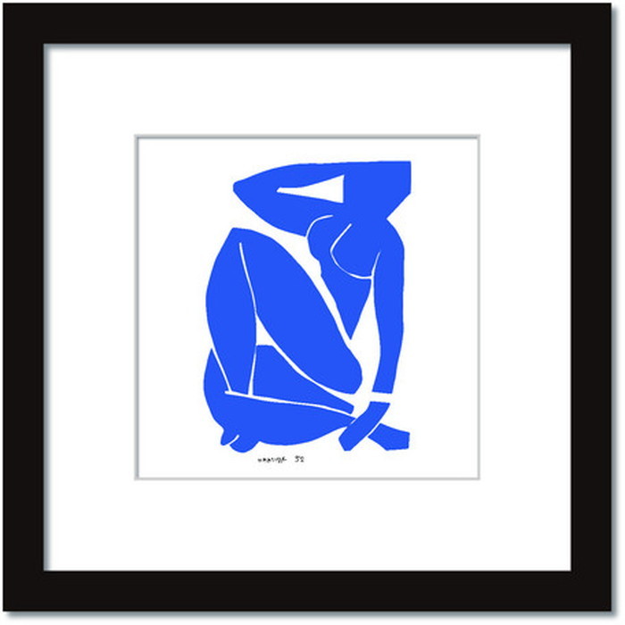 ȯ٥ꡦޥƥ Henri Matisse Nu bleuIII Blue Nude3 HM-1005BK Sե졼५顼 ֥å kar-7484905S1 1ܤβ 