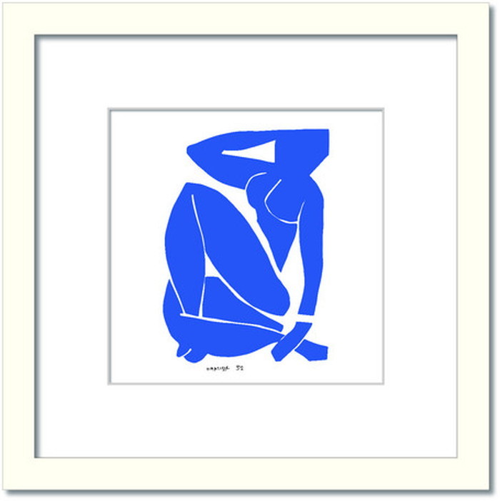 ȯ٥ꡦޥƥ Henri Matisse Nu bleuIII Blue Nude3 HM-3005WH Lե졼५顼 ۥ磻 kar-7484905S10 1ܤβ 