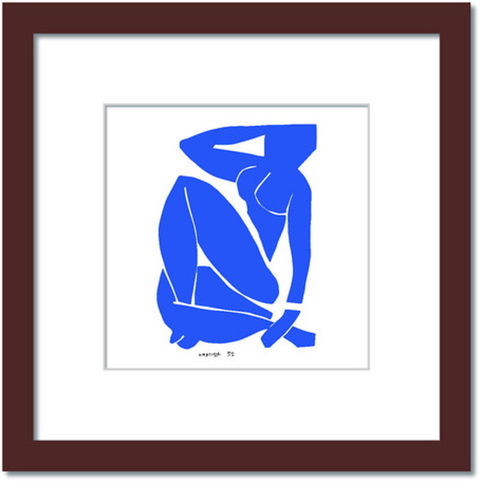 ȯ٥ꡦޥƥ Henri Matisse Nu bleuIII Blue Nude3 HM-3005BR Lե졼५顼 ֥饦 kar-7484905S11 1ܤβ 