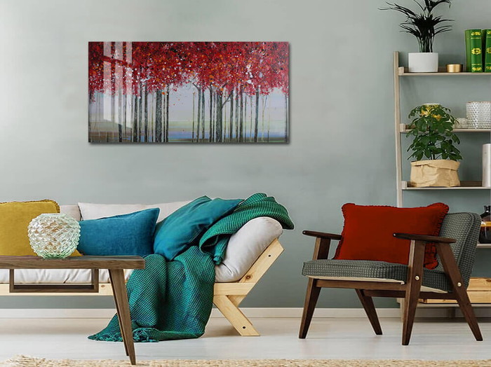 ȯ٥С˥å   BURNISH  WALL ART NORDIC FOREST1 BWA-001 kar-7859267s1 1ܤβ 