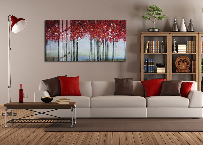 ȯ٥С˥å   BURNISH  WALL ART NORDIC FOREST1 BWA-001 kar-7859267s1 5ܤβ 