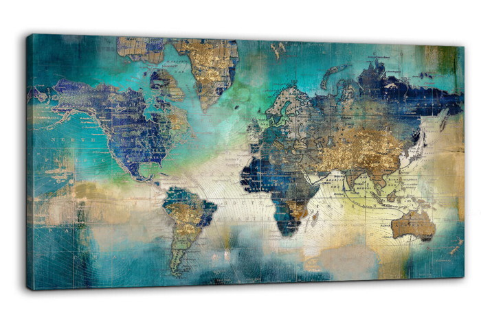 ȯ٥С˥å   BURNISH  WALL ART WORLD MAP BWA-016 kar-7859505s1 1ܤβ 